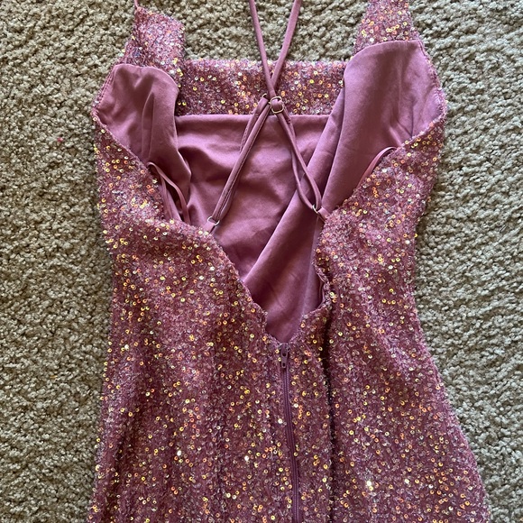 Pink Sequined Mini Dress💖 - Picture 11 of 11